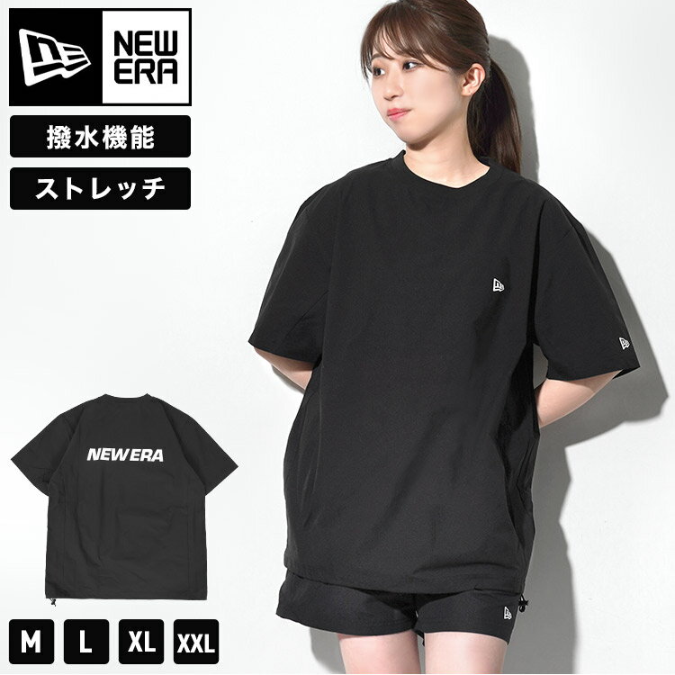 ピステ 半袖 ニューエラ NEWERA メンズ レディース サッカー サーフィン アウトドア Tシャツ 春 夏 撥水 ストレッチ ポケットあり 大きめ ゆったり 体型カバー 黒 おしゃれ シャカシャカ ゴルフ スポーツ トレーニング ウェア オーバーサイズド ユーティリティー 14109982