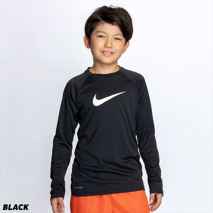 ラッシュガード 長袖 NIKE SWIM ナイキ キッズ 子供 男の子 140 150 160cm NESSD82...