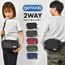 ショルダーバッグ レディース メンズ 斜めがけ ウエストポーチ 2WAY 大人 OUTDOOR PRODUCTS アウトドア プロダクツ 軽量 旅行 フェス ライブ ボディバッグ ウエストショルダーバッグ ウエストバッグ キッズ 子供 シンプル ブランド カジュアル おしゃれ サブバッグ