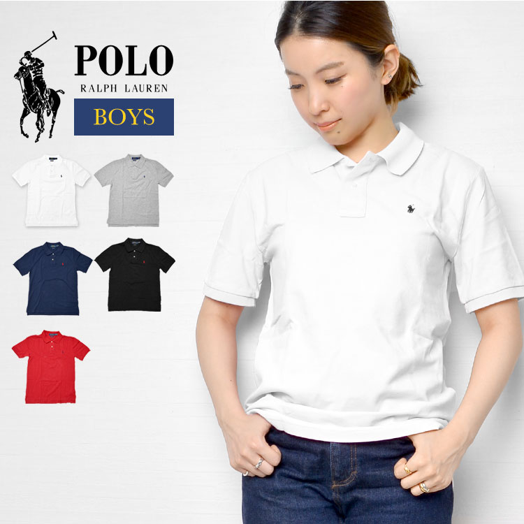 ポロ ラルフローレン トップス レディース ポロシャツ POLO RALPH LAUREN ポロ ラルフローレン キッズ ジュニア 323603252 レディース メンズ 半袖 ワンポイント ポニー コットン 綿 トップス ポロシャツ 子供 男性 女性 M L XL 150 160 170 定番 人気 おしゃれ 黒 白 赤 紺 灰 ピンク ボーイズ 送料無料 メール便OK