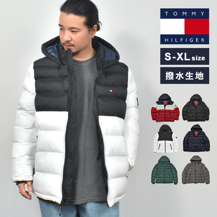 中綿ジャケット トミー ヒルフィガー メンズ ダウンジャケット風 TOMMY HILFIGER ブランド 大きいサイズ アウター 暖かい 軽い 防寒 158an508 軽量 撥水 中綿 上着 秋 冬 冬服 人気 アウター ブルゾン ロゴ シンプル 通勤 通学 おしゃれ かっこいい 人気 父の日 プレゼント