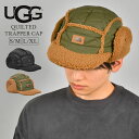 フライトキャップ メンズ UGG アグ 帽子 キャップ トラッパーハット パイロットキャップ S M L XL 100917 ブランド ボア 2way 防寒 暖...