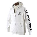 VALINO ヴァリノ ジップパーカー WHITE ホワイト レディース メンズ ファッション スポーツ レジャー アウトドア レース ドリフト レーシング バリノ VALINOグッズ 男女兼用 パーカー