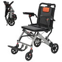 ポイント5倍 新登場限定価格 介助用車椅子 車椅子 アルミ製 コンパクト 折りたたみ式 ノーパンクタイヤ 手元駐車ロック機能付き 車いす 車イス 折り畳み 軽量車椅子 介助式車いす 介助型 介護用 軽量 頑丈 介助ブレーキ 組立不要 F246