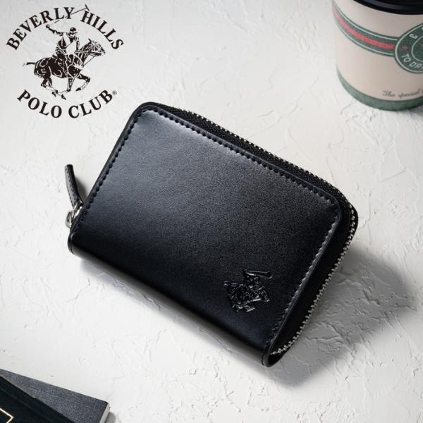 Rakuten - Beverly Hills Polo Club ビバリーヒルズポロクラブ BHG8000 財布 コインケース 小銭入れ ラウンド ラウンドジップ 本革 おしゃれ 並行輸入品