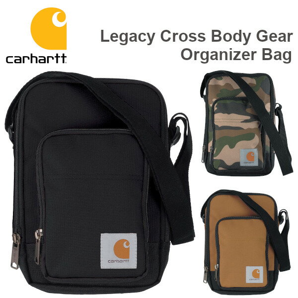 Carhartt Legacy Cross Body Gear Organizer Bag カーハート ショルダーバッグ ボディバッグ ブラック ブラウン カモフラ メンズ レディース 女子 おしゃれ 正規品