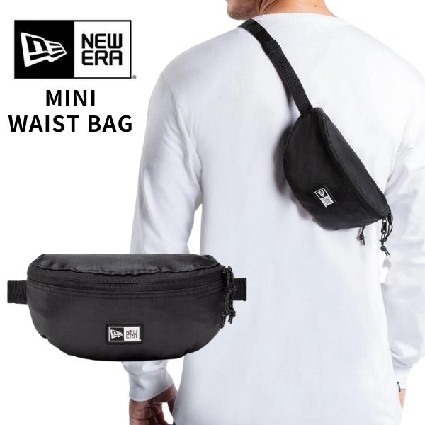 NEWERA ニューエラ Mini Waist Bag ニューヨーク ヤンキース ショルダーバッグ ボディバッグ ウエストバッグ ブラック 60137374 メンズ レディース 女子 おしゃれ 正規品 【追跡可能メール便】