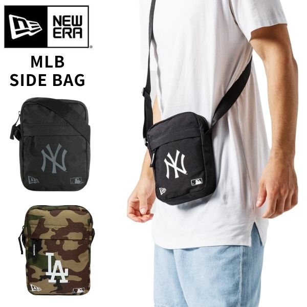 ニューヨークヤンキース NEWERA ニューエラ Side Bag ニューヨーク ヤンキース ロサンゼルス ドジャース ショルダーバッグ ボディバッグ ブラック カモフラ メンズ レディース 女子 おしゃれ 正規品