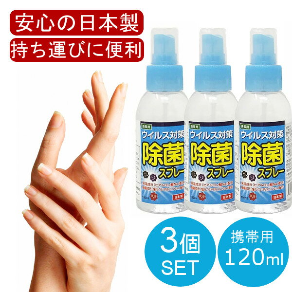  アルコール ハンドジェル 除菌スプレー ハンドスプレー 手 指 日本製 除菌成分『 塩化ベンザルコニウム 』配合 トラベル 洗浄 旅行 出張 携帯用 携帯 消毒 持ち運び 在庫あり