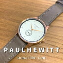 PAUL HEWITT　ポールヒューイット Signature Line (シグネチャーライン) 38mm ユニセックス レディース メンズ スイス製ムーブメント Rose Gold ローズゴールド ペア グレー ブラック ブラウン その1