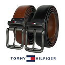 TOMMY HILFIGER トミー ヒルフィガー 本革 レザー ベルト ギフト プレゼント 黒 ブラウン 茶 ブラック おしゃれ かっこいい リバーシブル