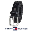 TOMMY HILFIGER トミー ヒルフィガー 本革 レザー ベルト ギフト プレゼント 黒 ブラック おしゃれ かっこいい