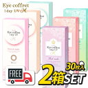 シード Eye Coffret 1day アイコフレワンデーUVM 2箱（1箱30枚入）コンタクトレンズ 1日使い捨て