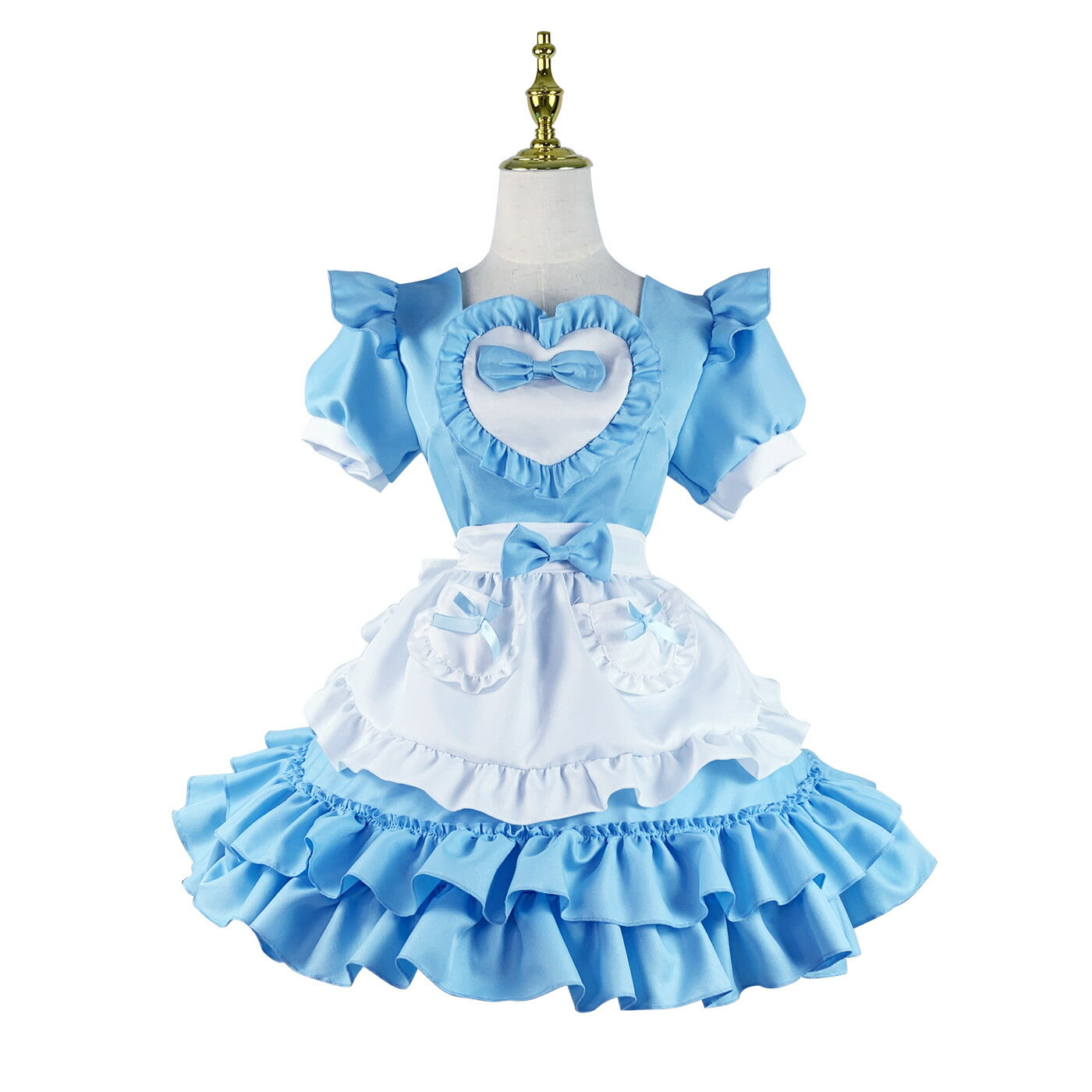コスプレ メイド服 エプロン (T)
