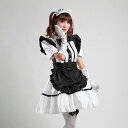 S6L大きいサイズ コスプレ メイド服 エプロン ロリータ クラシカル ゴスロリ ハロウィン 3set(T)