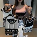 タンクトップ ノースリーブーブ キャミソール(T)(4)