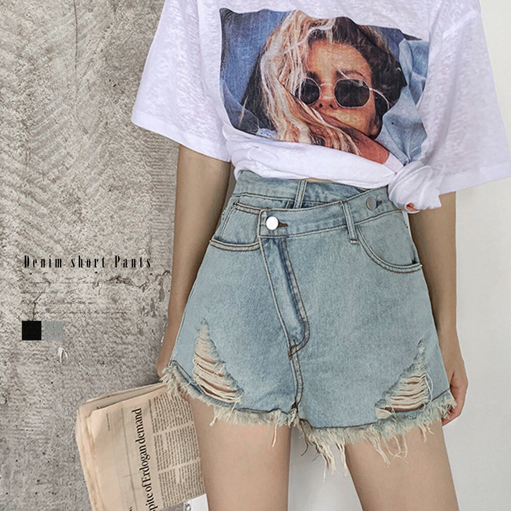 デニム ショートパンツ レディース 韓国ファッション (T)