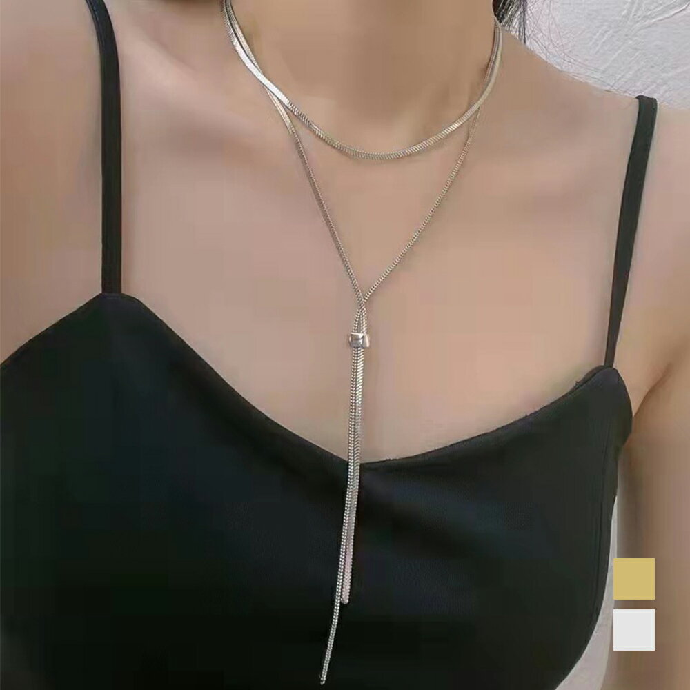 ロングネックレス レディース ラリエット(T)