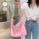 花柄トートバッグ ショルダーバッグ 軽量(T)(4)