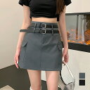 ミニスカート キュロットスカート 着やせ(T)