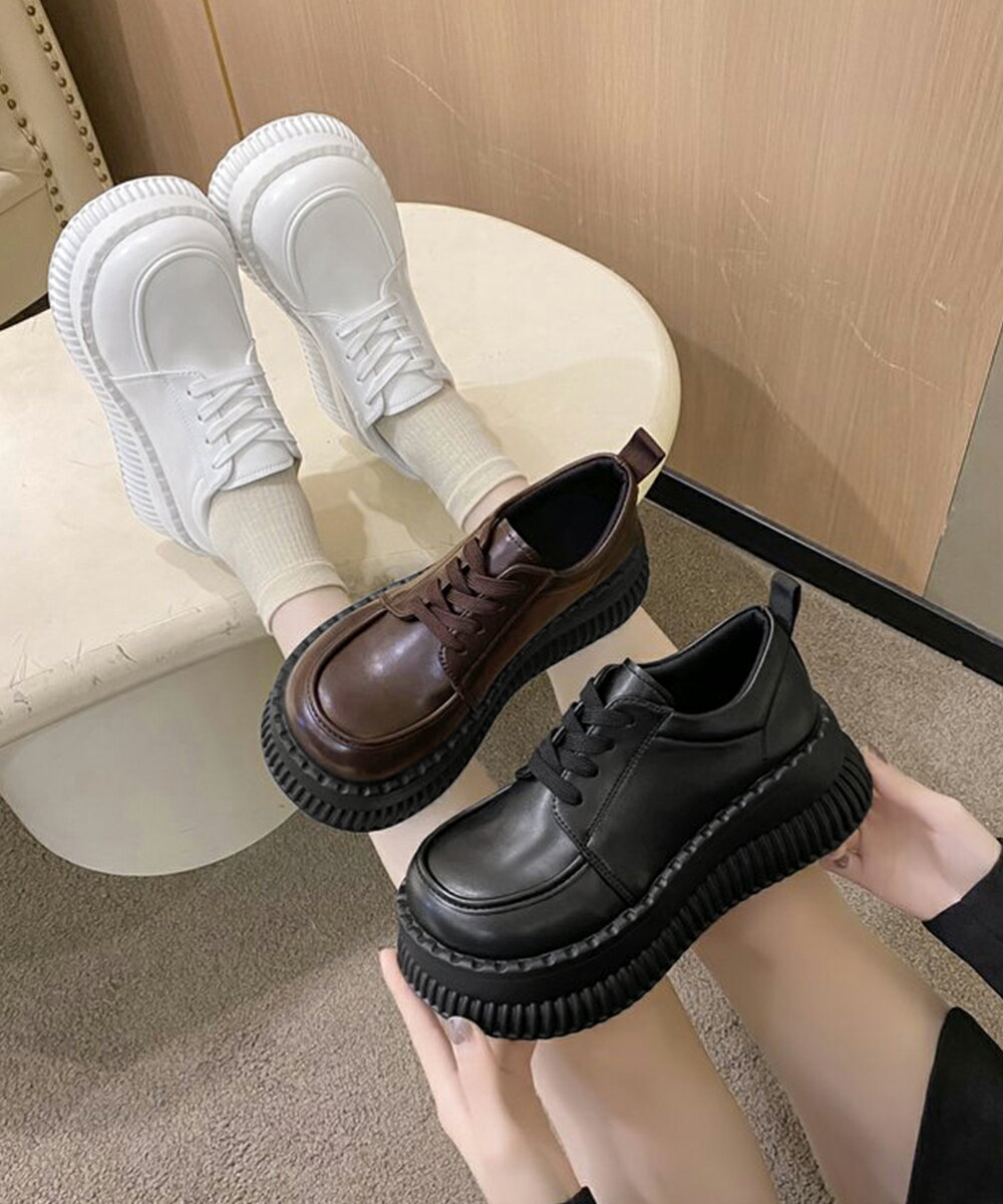 厚底ローファー レディース 韓国シューズ (T)
