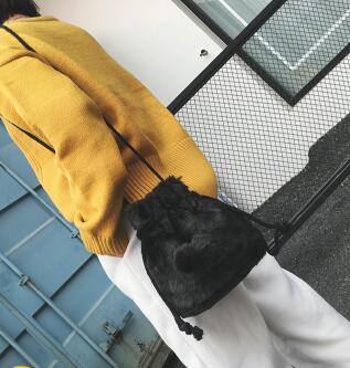 ファーバック ファッションハンドバッグ ショルダーバッグ ファーバッグ(T)