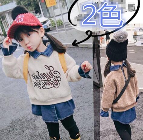 裏起毛 キッズスシャツ 女の子可愛いトップス スウェット(T)
