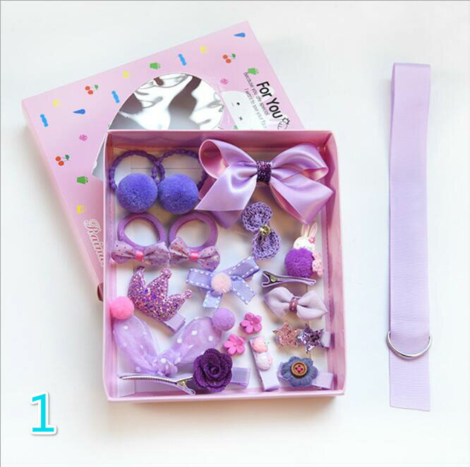 ヘアアクセサリー カチューシャ 髪飾り 子供用 ファッション ヘアピンセット(T)