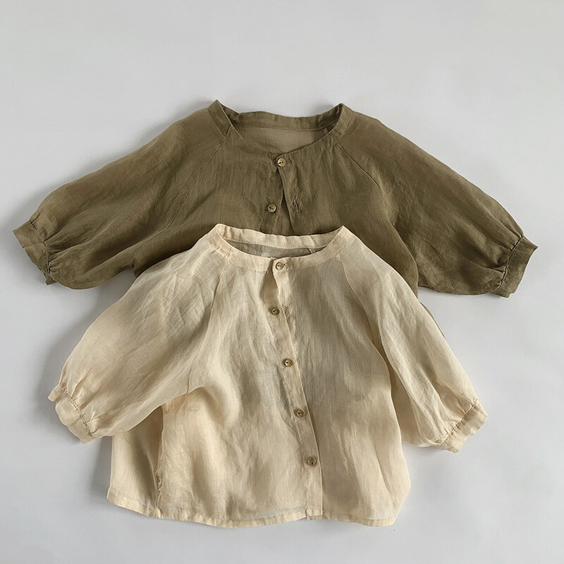 子供服 キッズ トップス シャツ 2色[K](T)