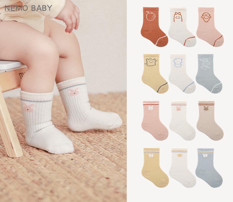 キッズソックス 子供靴下 ガールズ 女の子 男の子[K](T)