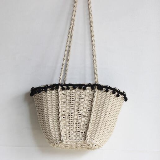 かごバッグ バスケット トートルバッグ 無地 シンプル 韓国 ファッション 雑貨 かわいい おしゃれ 北欧 送料無料 [K] (T)