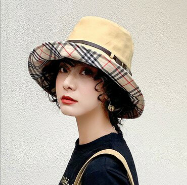 ハット 純色 無地 帽子 日焼け止め ファッション 韓国 (T)