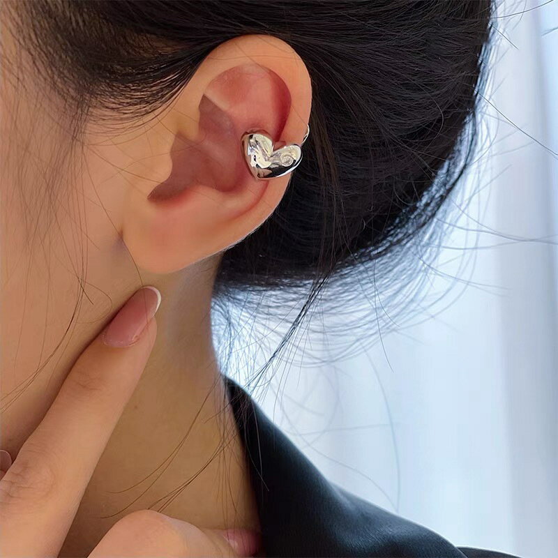 Rakuten - イヤーカフ アクセサリー ハート ビンテージ レディース 片耳用 韓国 ファッション 雑貨 かわいい おしゃれ 北欧 送料無料 [K] (T)