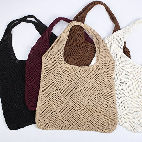 ニットバッグ トートバッグ レディース 可愛い レディース アパレル カジュアル 韓国 ファッション 雑..