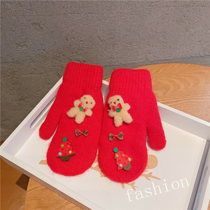 手袋 クリスマス 厚手 あったか レディース 韓国 ファッション 雑貨 かわいい おしゃれ 北欧 送料無料 [K] (T)