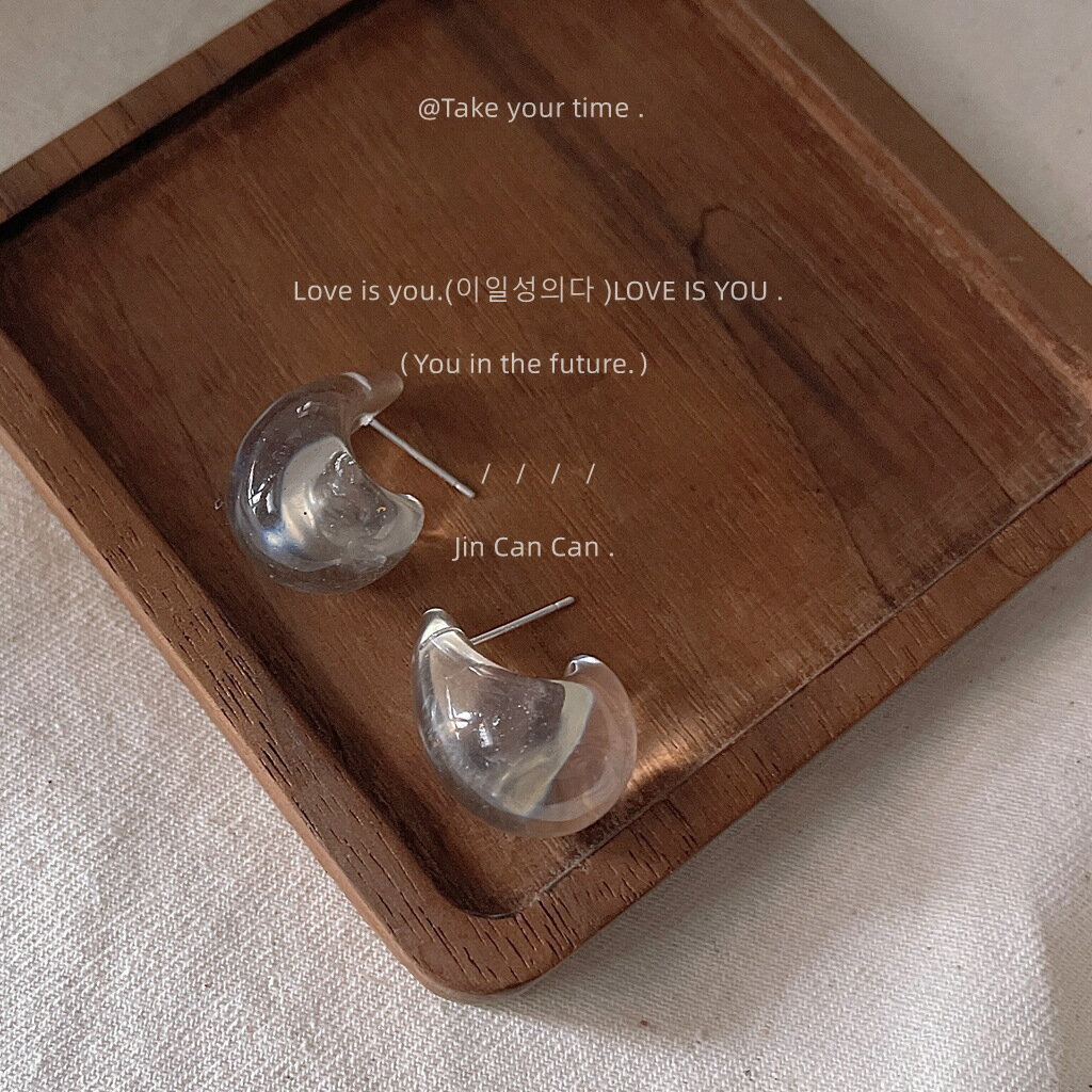 ピアス アクセサリー クリア シルバーポスト 韓国 ファッション 雑貨 かわいい おしゃれ 北欧 送料無料 [K] (T)