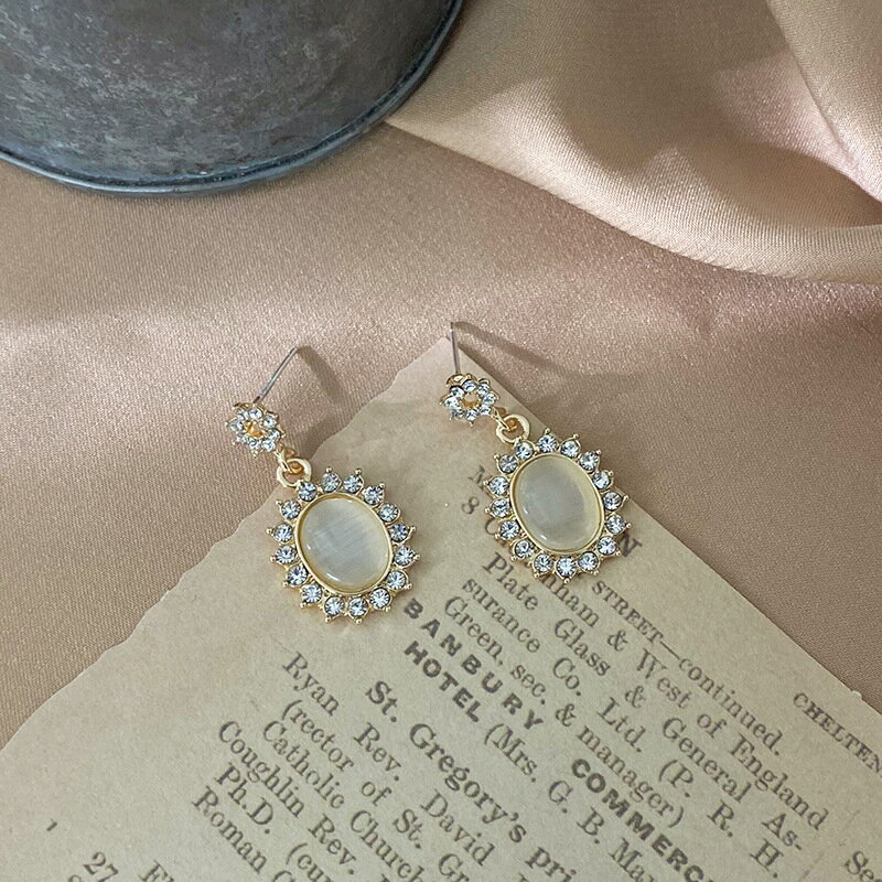 Rakuten - ピアス イヤリング アクセサリー フランス風 シルバーポスト ビンテージ 韓国 ファッション 雑貨 かわいい おしゃれ 北欧 送料無料 [K] (T)