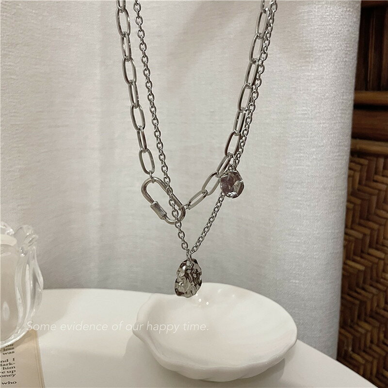 Rakuten - ネックレス アクセサリー チェーン ドロップ レディース 韓国 ファッション 雑貨 かわいい おしゃれ 北欧 送料無料 [K] (T)