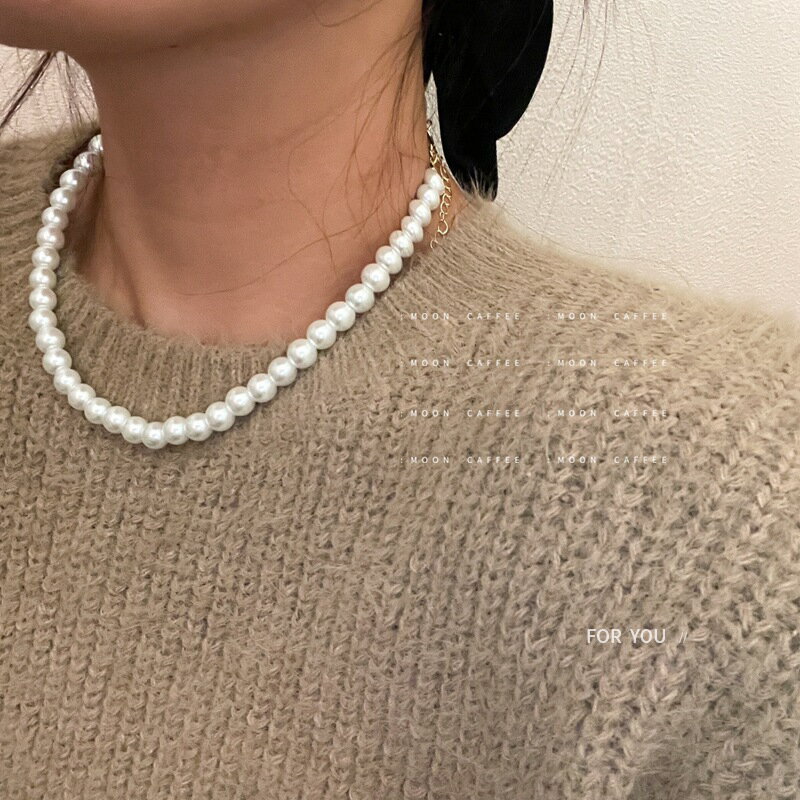 Other - 樹脂パールネックレス アクセサリー フランス風 韓国 ファッション 雑貨 かわいい おしゃれ 北欧 送料無料 [K] (T)
