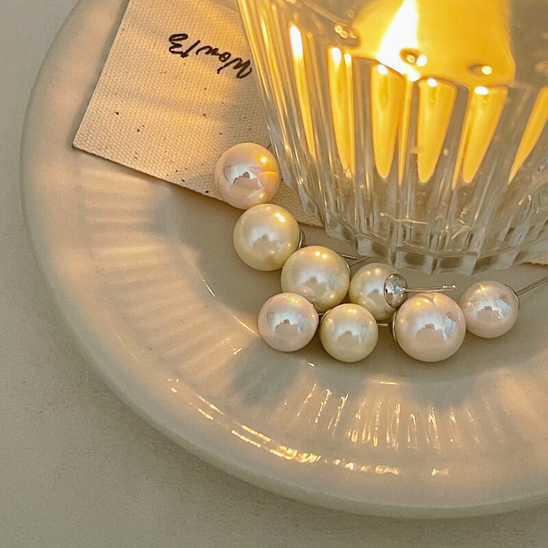 パール925シルバーポストピアス (T)