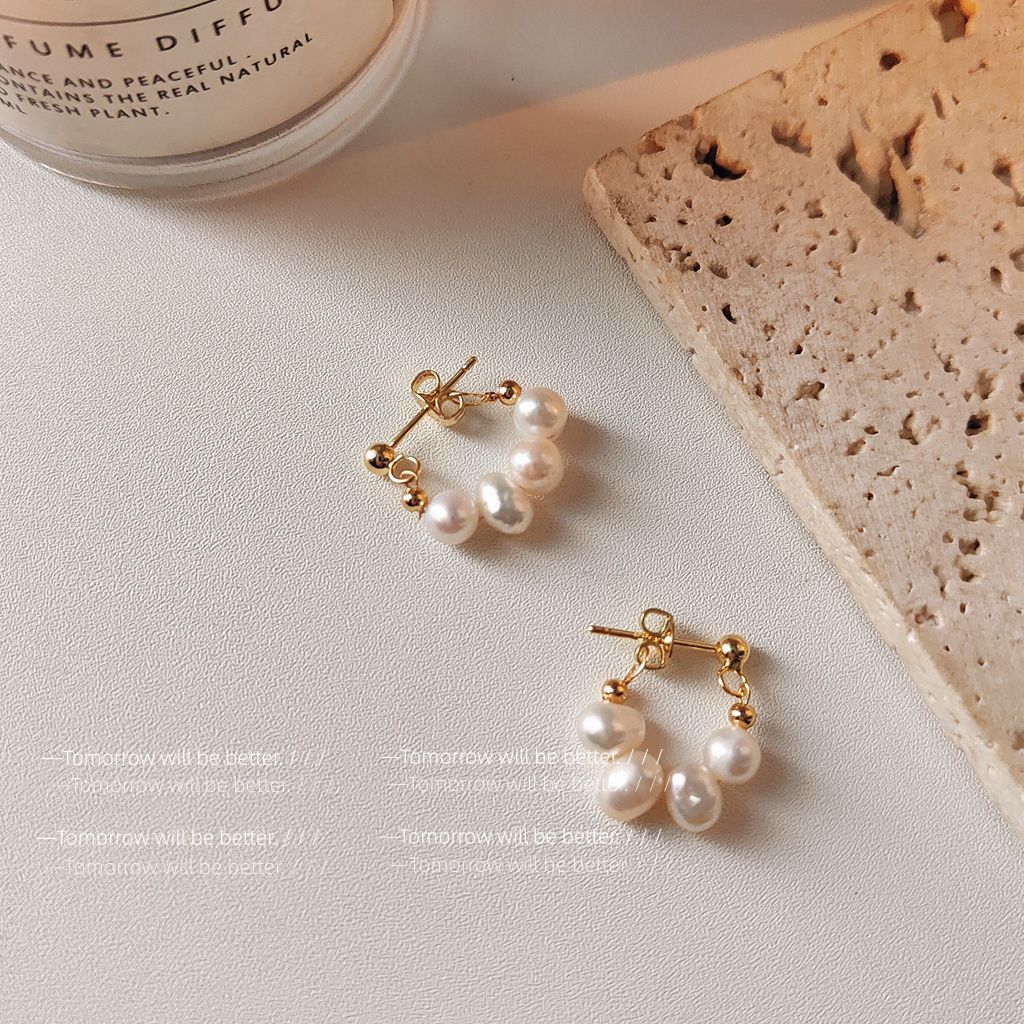 Rakuten - ピアス アクセサリー 淡水パール レディース シルバーポスト 韓国 ファッション 雑貨 かわいい おしゃれ 北欧 送料無料 [K] (T)