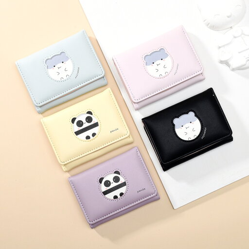 動物デザイン折りたたみ財布 (T) 動物デザイン折りたたみ財布 (T)