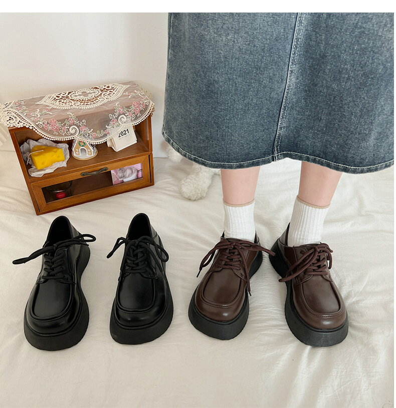 ローファー 厚底靴 シューズ レディース 韓国 ファッション 雑貨 かわいい おしゃれ 北欧 送料無料 [K]..