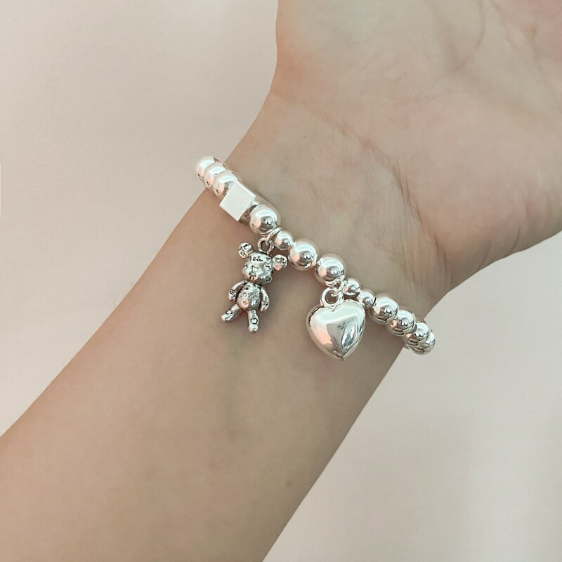 ブレスレット アクセサリー レディース ボール bear デザイン 韓国 ファッション 雑貨 かわいい おしゃ..