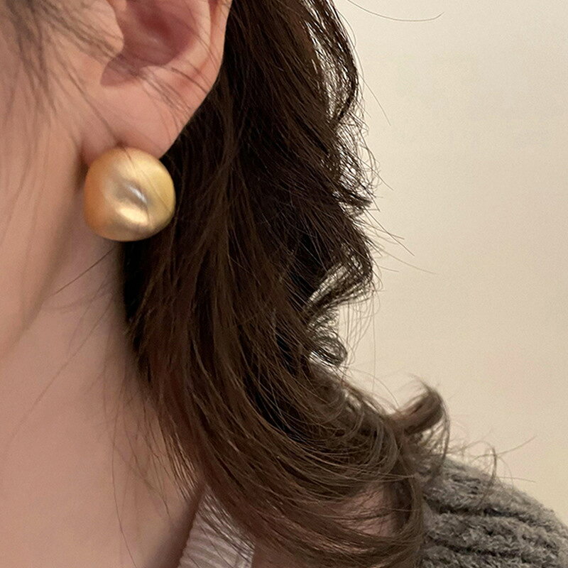 By Color - ピアス レディース 韓国ファッション メタル アクセサリー デザイン Sポスト[K](T)