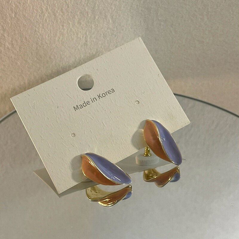 ピアス アクセサリー レディース 韓国ファッション デザイン 葉 Sポスト[K](T)