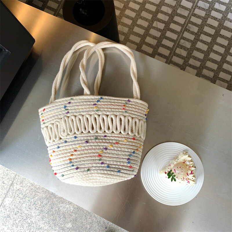 トートバッグ かごバッグ デザイン 韓国ファッション (T)