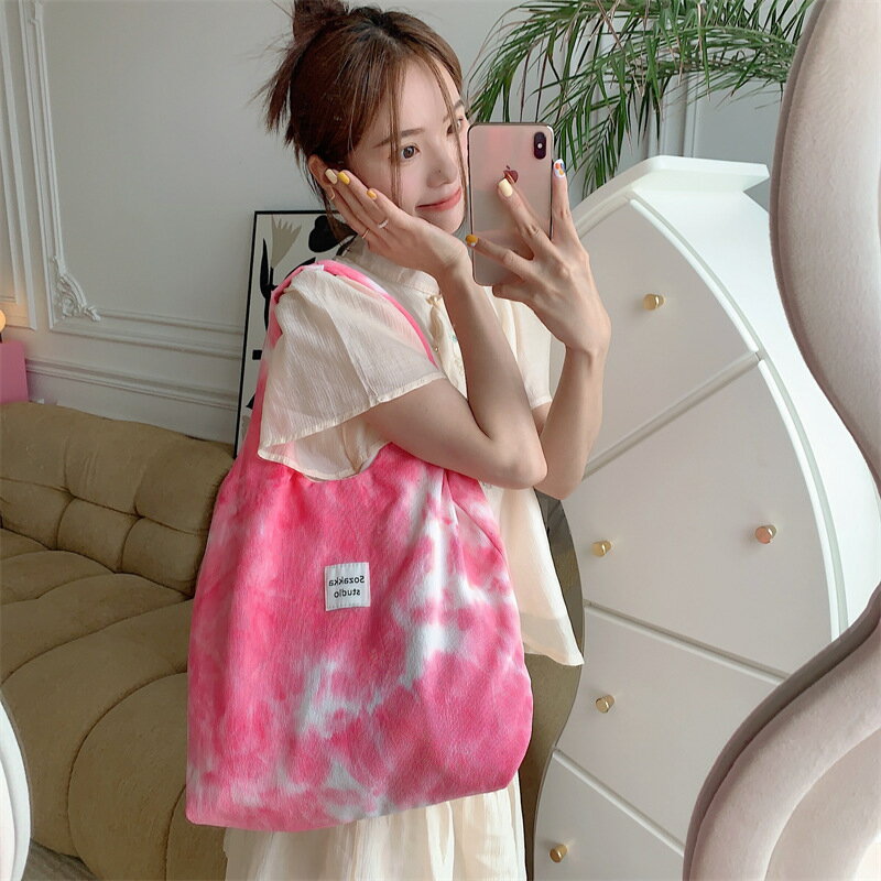 トートバッグ　エコバッグ　ズックバッグ　デザイン　春夏　レディース (T)