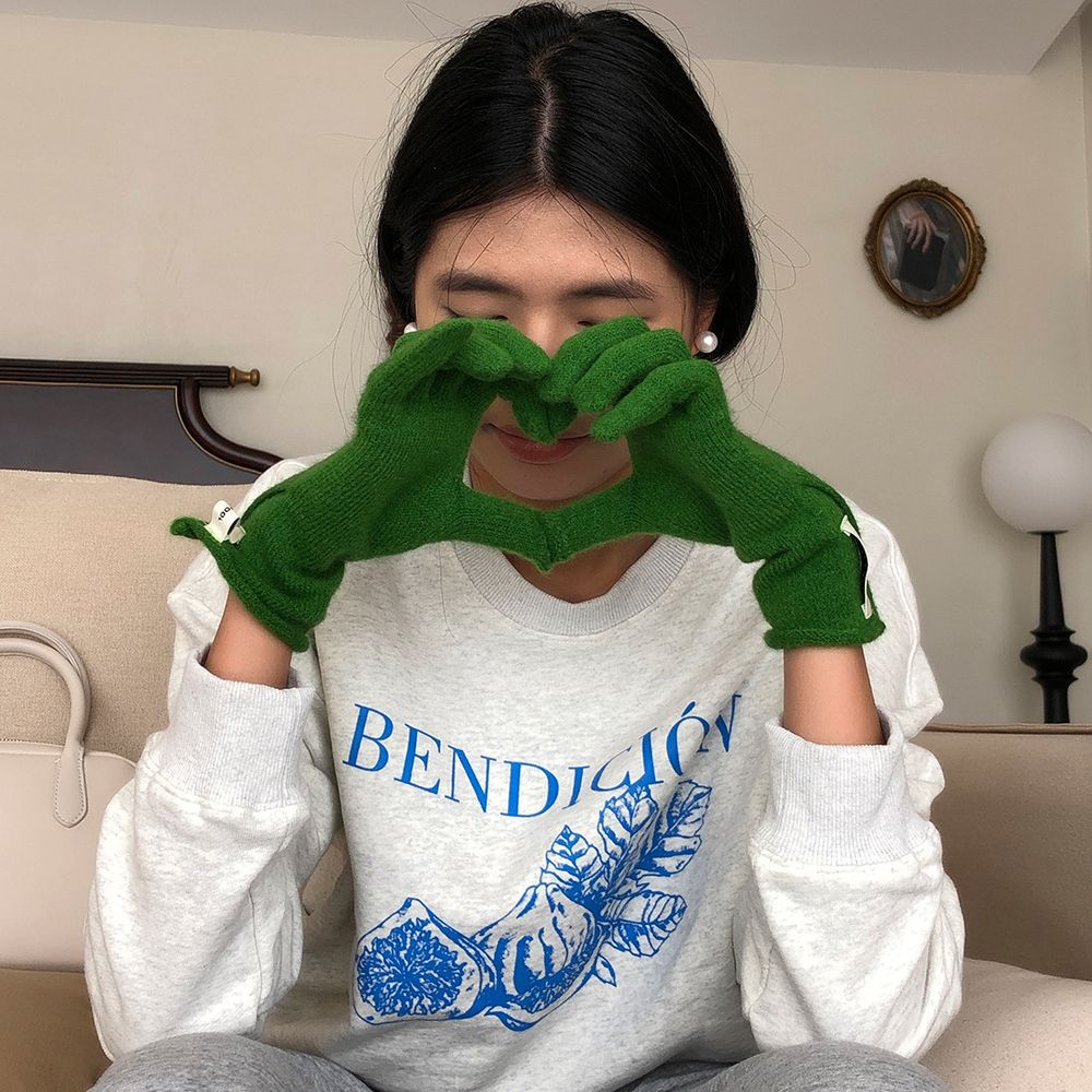 レディース手袋　韓国ファッション　秋冬 (T)