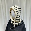 ニットキャップ バラクラバフードウォーマー (T)(4)
